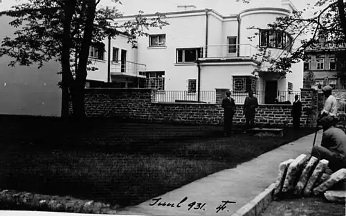 Вилла Марка ван Юнга в 1931 году