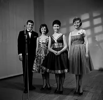 Кай Линд, Кристина Хеллман, Лайла Киннунен и Ритва Мустонен