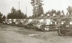 Шесть эстонских танкеток TKS,1930-е годы