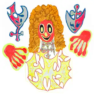 Обложка альбома Bladee «Exeter» (2020)