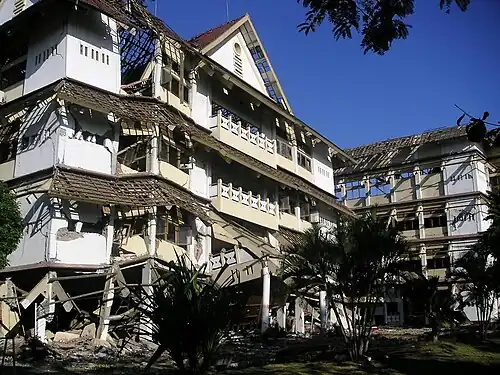 Последствия землетрясения в 2006 году