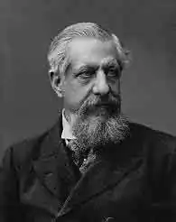 Bearded man on black-and-white photo