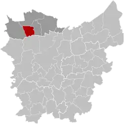 Расположение муниципалитета на карте провинции