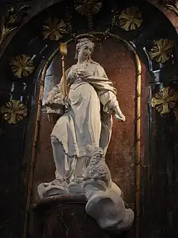 Франческо Ладатте.Статуя св. Женевьевы в Église Saint-Louis-en-l'Île (фр.) Париж