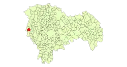 Расположение муниципалитета на карте провинции
