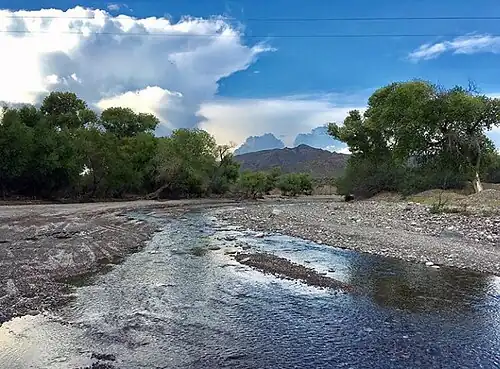 Река Эль-Пьелаго вблизи деревни Нуэво-Лахитас