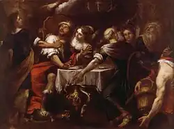 Пир Валтасара. Холст, масло. Музей изящных искусств Валенсии, Валенсия, Испания