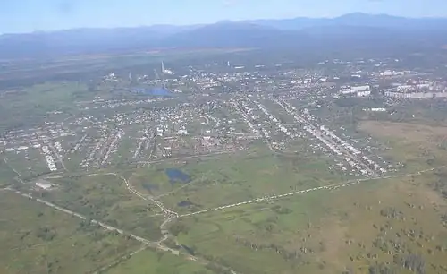 Эльбан, вид с высоты птичьего полёта