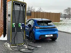 Электрозарядная станция в Германии