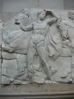 Один из рельефов западного фриза Парфенона