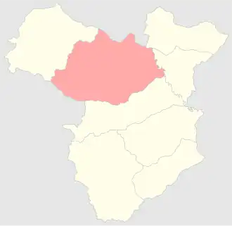 Елизаветпольский уезд на карте