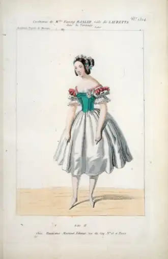 Фанни Эльслер в роли Лауретты