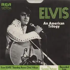 Обложка сингла Элвиса Пресли «An American Trilogy» (1972)