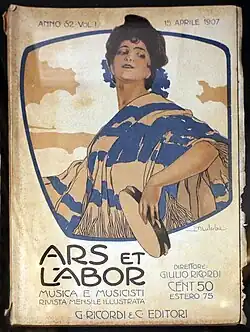 Обложка журнала. 1907