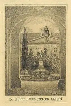 Эмма Лёвенштамм. Экслибрис Ласло Беркцеллера, около 1910