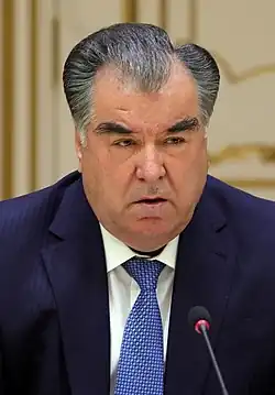 ТаджикистанЭмомали РахмонПрезидент Таджикистана