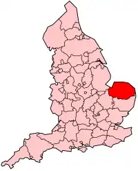 Норфолк на карте