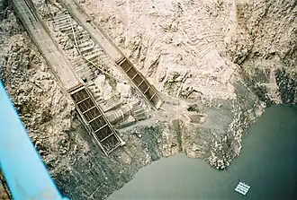 Водозаборные отверстия водопропускного тоннеля