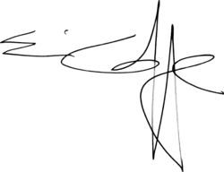 Изображение автографа