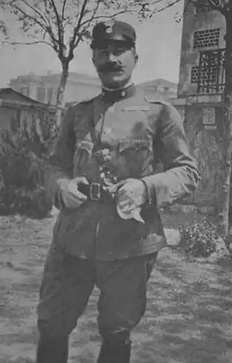 Подполковник кавалерии Эпаминондас Зимвракакис на Салоникском фронте