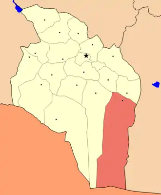 Эрдэнэ на карте