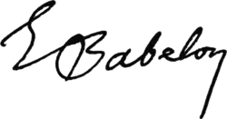 Изображение автографа