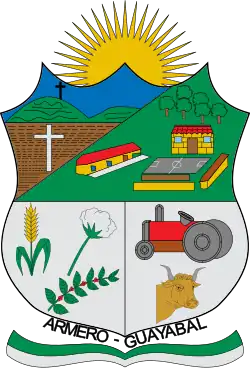 Герб муниципалитета Армеро (Колумбия)