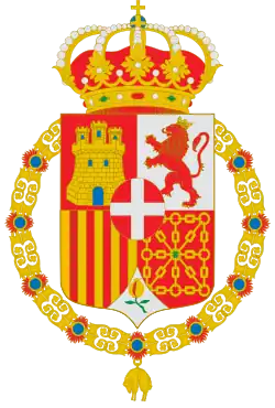 Герб Амадея I (1870-1873)