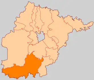 Есеновичское сельское поселение на карте