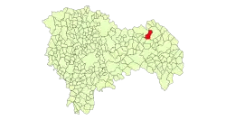 Расположение муниципалитета на карте провинции