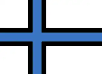 Альтернативный скандинавский дизайн флага Эстонии, предложенный в 2001 году