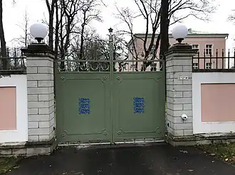 Ворота парка президентской канцелярии