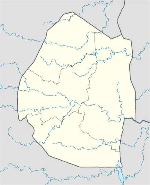 Мбабане на карте