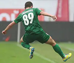 Евгений Сидоренко в составе «Томи»