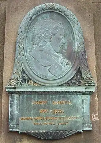 Портрет Джона Ломбе на Эксетер-бридж