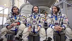 Дублирующий экипаж «Союз ТМА-16М» в Звёздном городке