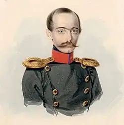 граф Фёдор Давидович Алопеус, портрет работы А. Клюндера, 1840-е