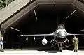 Специализированный ангар для истребителя F-16