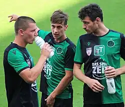 Феликс Бахер (слева) в «Ваккере»