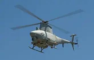 MQ-8B военно-морских сил США с блоком "BRITE Star II"