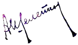 Изображение автографа