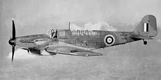 Фулмар Mk.II серийный номер N4062 в 1940 году.