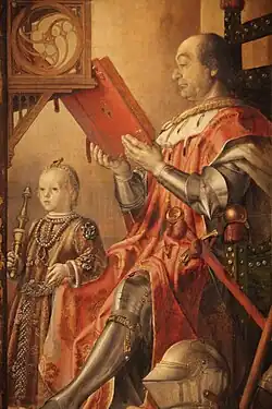 Педро Берругете, «Портрет Федериго да Монтефельтро с сыном Гвидобальдо»