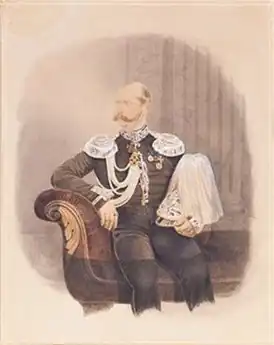 портрет работы неизвестного художника,2-я половина XIX в.