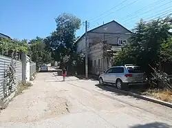 Вид улицы в сторону улицы Айвазовского. Справа на втором плане дом Гаевского