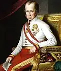 Фердинанд I   1836-1848  Император Австрии, король Венгрии и Чехии