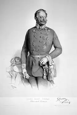 Ференц ДьюлаиЛитография Иозефа Крихубера.