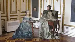 Георг Давид Матьё. Герцогиня София Фредерика и Ульрика София Мекленбургские, 1769 или 1770