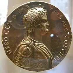 Император Нерон. Медаль. 1475—1500. Бронза