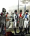Пехота Саксонской армии. 1806